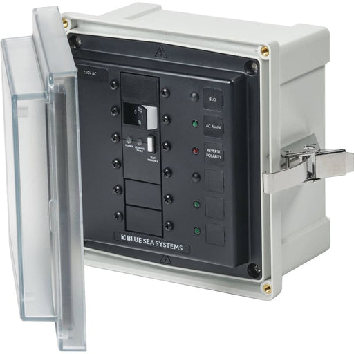 Blue Sea 3121 - SMS Panel Enclosure w/ELCI (16A) 3 Blanks - 230V AC [3121] Brand_Blue Sea Systems, Electrical, Electrical | Electrical 