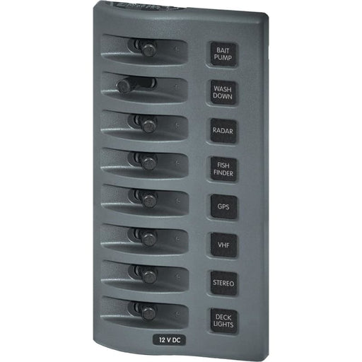 Blue Sea 4309 WeatherDeck 12V DC Waterproof Switch Panel - 8 Position [4309] Brand_Blue Sea Systems, Electrical, Electrical | Electrical 