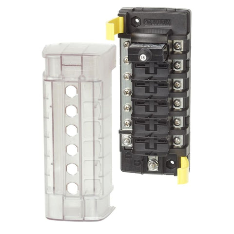 Blue Sea 5052 ST CLB Circuit Breaker Block - 6 Position w/Negative Bus [5052] 1st Class Eligible, Brand_Blue Sea Systems, Electrical, 