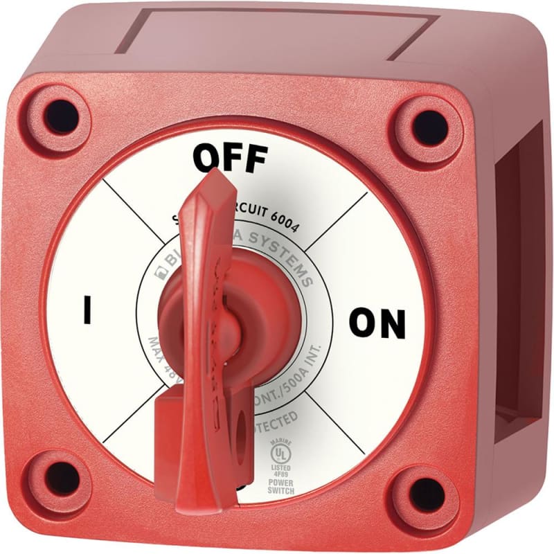 Blue Sea 6004 Single Circuit ON-OFF w/Locking Key - Red [6004] Brand_Blue Sea Systems, Electrical, Electrical | Battery Management Battery 