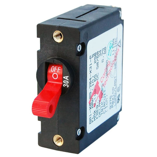 Blue Sea 7221 AC / DC Single Pole Magnetic World Circuit Breaker - 30 Amp [7221] 1st Class Eligible, Brand_Blue Sea Systems, Electrical, 