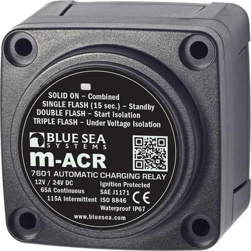 Blue Sea 7601 DC Mini ACR Automatic Charging Relay - 65 Amp [7601] 1st Class Eligible, Brand_Blue Sea Systems, Electrical, Electrical | 