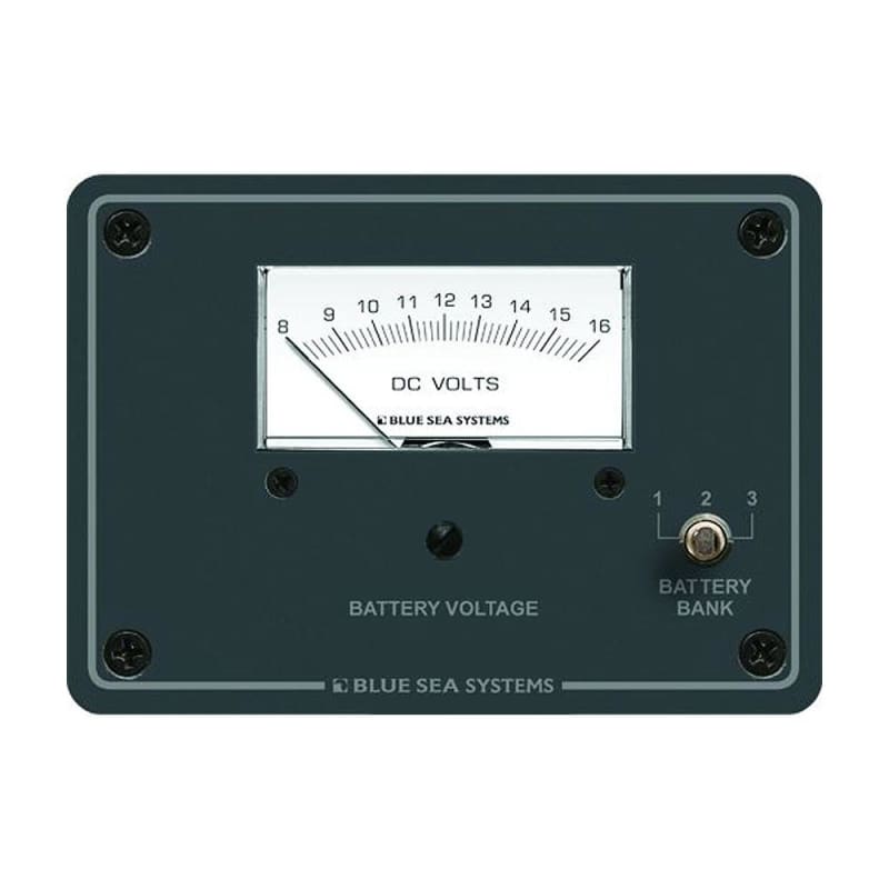Blue Sea 8015 DC Analog Voltmeter w/Panel [8015] Brand_Blue Sea Systems, Electrical, Electrical | Meters & Monitoring Meters & Monitoring 
