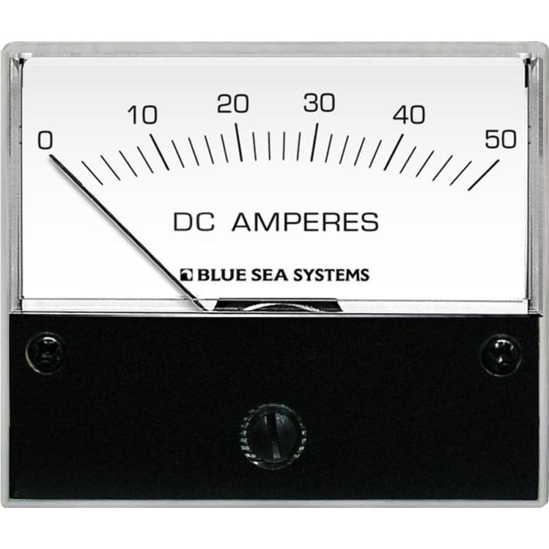 Blue Sea 8022 DC Analog Ammeter - 2-3/4 Face 0-50 AMP DC [8022] 1st Class Eligible, Brand_Blue Sea Systems, Electrical, Electrical | Meters 