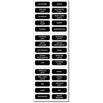 Blue Sea 8030 DC Panel Basic 30 Label Set [8030] 1st Class Eligible, Brand_Blue Sea Systems, Electrical, Electrical | Switches & Accessories