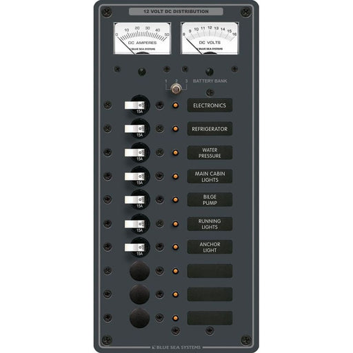 Blue Sea 8082 DC 10 Position Toggle Branch Circuit Breaker Panel [8082] Brand_Blue Sea Systems, Electrical, Electrical | Electrical Panels 