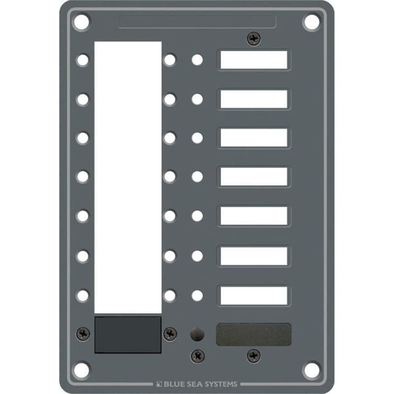 Blue Sea 8087 8 Position DC C-Series Panel - Blank [8087] 1st Class Eligible, Brand_Blue Sea Systems, Electrical, Electrical | Circuit 