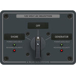 Blue Sea 8367 AC Rotary Switch Panel 30 Ampere 2 Positions + OFF 2 Pole [8367] Brand_Blue Sea Systems, Electrical, Electrical | Electrical 