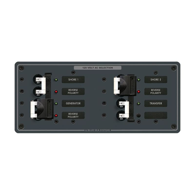 Blue Sea 8498 Breaker Panel - AC 3 Sources - White [8498] Brand_Blue Sea Systems, Electrical, Electrical | Electrical Panels Electrical 