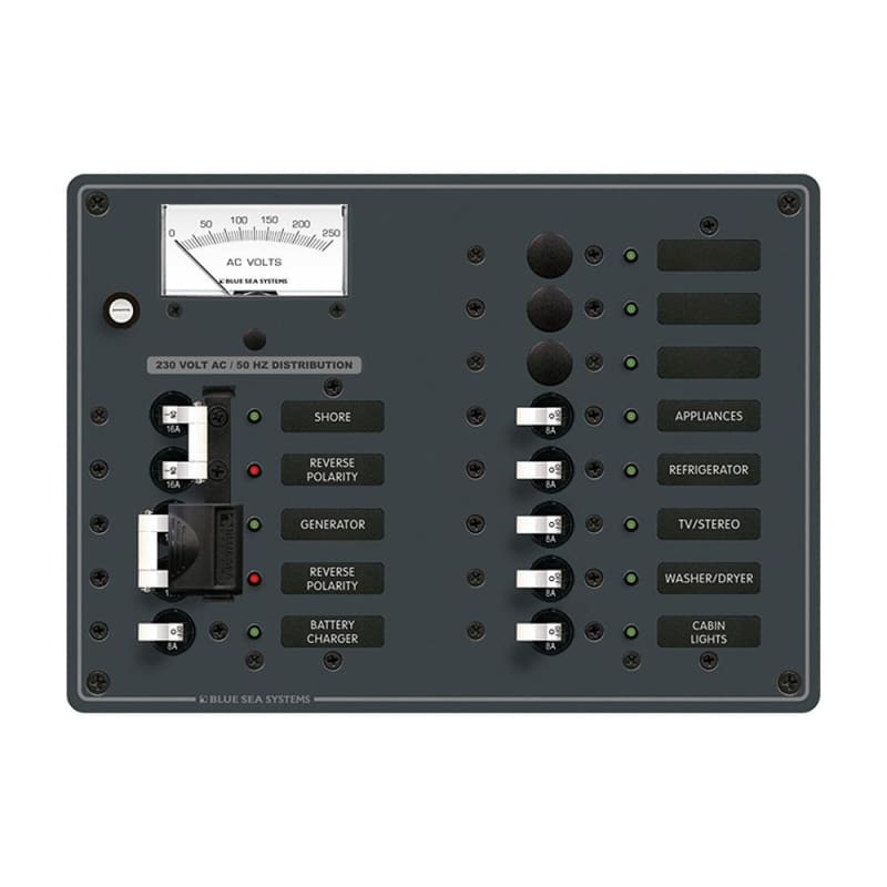 Blue Sea 8562 AC Toggle Source Selector (230V) - 2 Sources + 9 Positions [8562] Brand_Blue Sea Systems, Electrical, Electrical | Electrical 