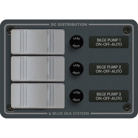 Blue Sea 8665 Contura 3 Bilge Pump Control Panel [8665] Brand_Blue Sea Systems, Electrical, Electrical | Switches & Accessories Switches & 