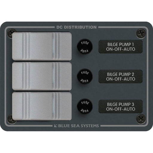 Blue Sea 8665 Contura 3 Bilge Pump Control Panel [8665] Brand_Blue Sea Systems, Electrical, Electrical | Switches & Accessories Switches & 