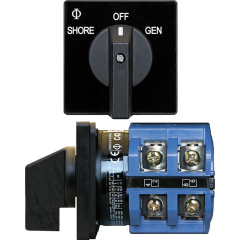 Blue Sea 9011 Switch AV 120VAC 65A OFF +2 Positions [9011] Brand_Blue Sea Systems, Electrical, Electrical | Switches & Accessories Switches 