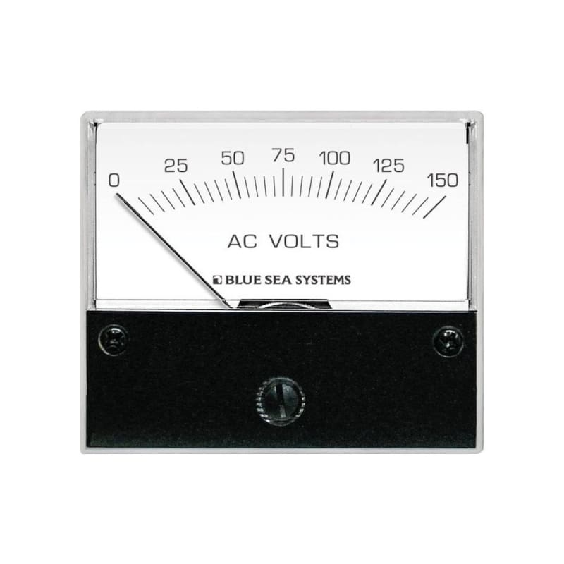 Blue Sea 9353 AC Analog Voltmeter 0-150V AC [9353] 1st Class Eligible, Brand_Blue Sea Systems, Electrical, Electrical | Meters & Monitoring 