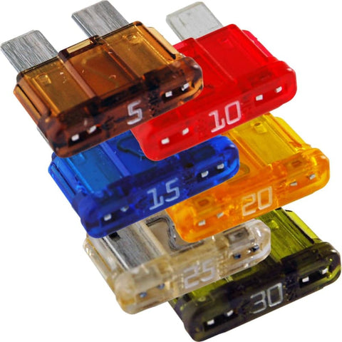 Blue Sea ATC Fuse Kit - 6-Piece [5287] 1st Class Eligible, Brand_Blue Sea Systems, Electrical, Electrical | Fuse Blocks & Fuses Fuse Blocks 