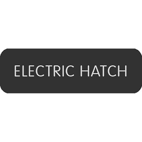Blue Sea Large Format Label - Electric Hatch [8063-0147] Brand_Blue Sea Systems Electrical Electrical | Switches & Accessories Switches &