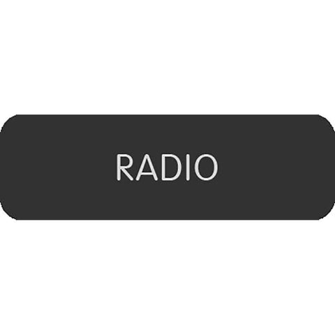 Blue Sea Large Format Label - Radio [8063-0351] Brand_Blue Sea Systems Electrical Electrical | Switches & Accessories Switches & Accessories