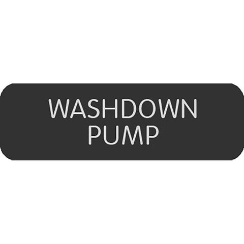 Blue Sea Large Format Label - Washdown Pump [8063-0513] Brand_Blue Sea Systems Electrical Electrical | Switches & Accessories Switches &