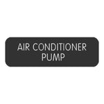 Blue SeaLarge Format Label - Air Conditioner Pump [8063-0030] Brand_Blue Sea Systems Electrical Electrical | Switches & Accessories Switches