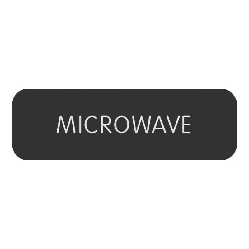 Blue SeaLarge Format Label - Microwave [8063-0318] Brand_Blue Sea Systems Electrical Electrical | Switches & Accessories Switches &