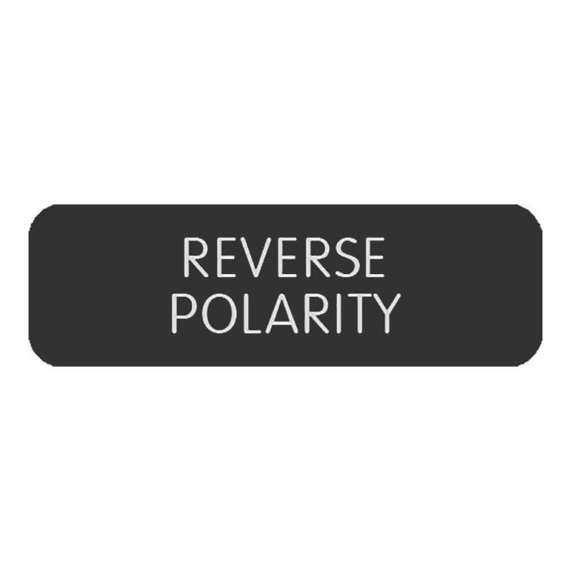 Blue SeaLarge Format Label - Reverse Polarity [8063-0360] Brand_Blue Sea Systems Electrical Electrical | Switches & Accessories Switches &