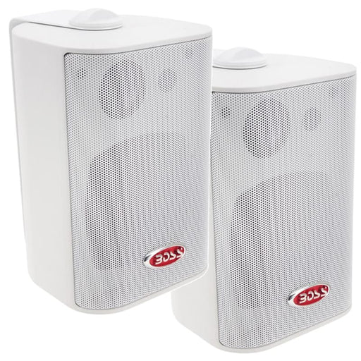 Boss Audio 4 MR4.3W Box Speakers - White - 200W [MR4.3W] Brand_Boss Audio, Entertainment, Entertainment | Speakers Speakers CWR