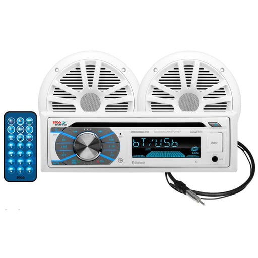 Boss Audio MCK508WB.6 Marine Stereo 6.5 Speaker Kit - White [MCK508WB.6] Brand_Boss Audio, Entertainment, Entertainment | Stereos Stereos