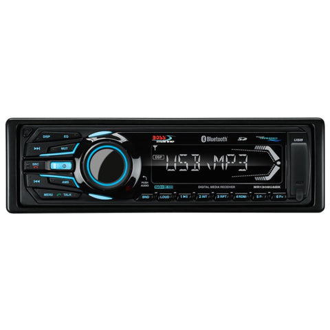 Boss Audio MR1308UABK Bluetooth - Fully Marinized MP3-Compatible Digital Media Receiver w/USB SD Memory Card Ports Aux Input [MR1308UABK] 