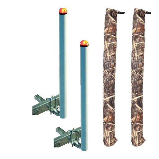 C.E. Smith 60 Post Guide-On w/L.E.D. Posts FREE Camo Wet Lands Post Guide-On Pads [27760-903] Brand_C.E. Smith, Trailering, Trailering |