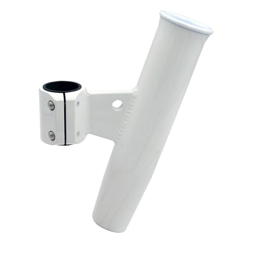 C.E. Smith Aluminum Vertical Clamp-On Rod Holder 1-2/3 OD White Powdercoat w/Sleeve [53726] Boat Outfitting, Boat Outfitting | Rod Holders, 