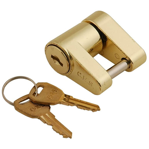 C.E. Smith Brass Coupler Lock [00900-40] 1st Class Eligible, Brand_C.E. Smith, Trailering, Trailering | Hitches & Accessories Hitches & 