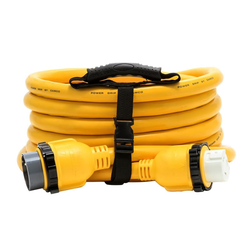 Camco 50 Amp Power Grip Marine Extension Cord - 25 M-Locking/F-Locking Adapter [55621] Boat Outfitting, Boat Outfitting | Shore Power, 