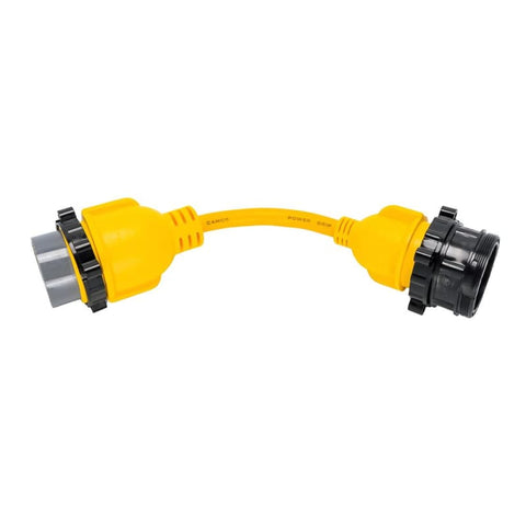Camco 50AM/30AF Power Grip Marine 12 Locking Adapter - M-Lock/F-Locking Adapter [55625] Boat Outfitting, Boat Outfitting | Shore Power, 