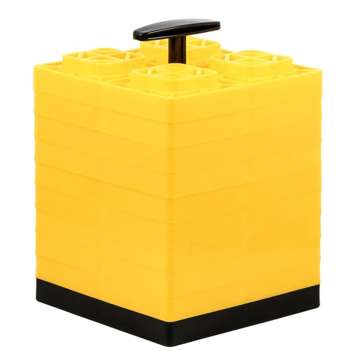 Camco FasTen Leveling Blocks w/T-Handle - 2x2 - Yellow *10-Pack [44512] Brand_Camco, Trailering, Trailering | Hitches & Accessories Hitches 