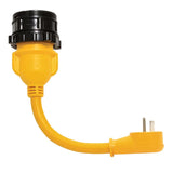 Camco PowerGrip Locking Adapter - 15A/125V Male to 30A/125V Female Locking [55635] Boat Outfitting, Boat Outfitting | Shore Power, 