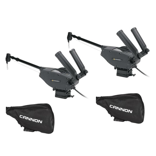 Cannon Optimum 10 BT Electric Downrigger 2-Pack w/Black Covers [1902335X2/COVERS] Brand_Cannon, Hunting & Fishing, Hunting & Fishing | 