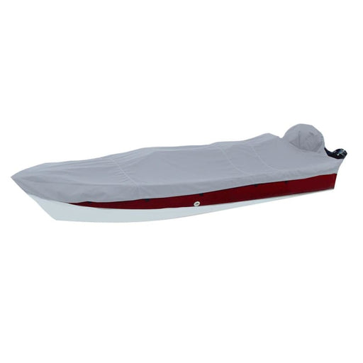Carver Performance Poly-Guard Styled-to-Fit Boat Cover f/15.5 V-Hull Side Console Fishing Boats - Grey [72215P-10] Boat Outfitting, Boat