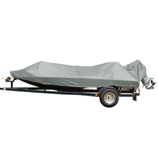 Carver Performance Poly-Guard Styled-to-Fit Boat Cover f/17.5 Jon Style Bass Boats - Shadow Grass [77817C-SG] Boat Outfitting, Boat 