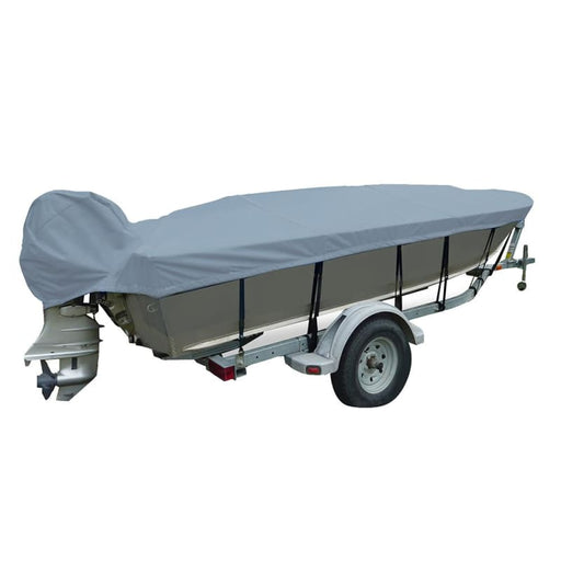 Carver Performance Poly-Guard Wide Series Styled-to-Fit Boat Cover f/14.5 V-Hull Fishing Boats - Shadow Grass [71114C-SG] Boat Outfitting, 