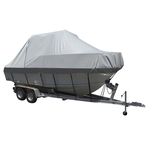 Carver Sun-DURA Specialty Boat Cover f/19.5 Walk Around Cuddy Center Console Boats - Grey [90019S-11] Boat Outfitting, Boat Outfitting |