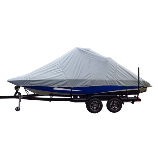 Carver Sun-DURA Specialty Boat Cover f/21.5 Inboard Tournament Ski Boats w/Wide Bow Swim Platform - Grey [82121S-11] Boat Outfitting, Boat
