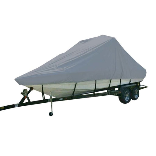 Carver Sun-DURA Specialty Boat Cover f/23.5 Inboard Tournament Ski Boats w/Tower Swim Platform - Grey [81123S-11] Boat Outfitting, Boat