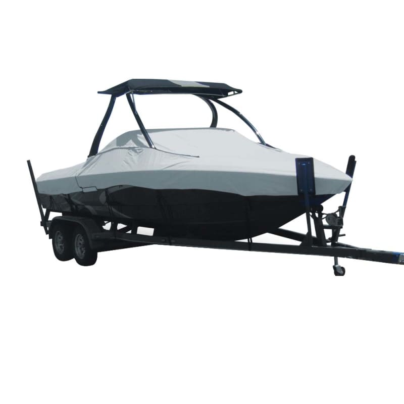 Carver Sun-DURA Specialty Boat Cover f/23.5 Tournament Ski Boats w/Tower - Grey [74523S-11] Boat Outfitting, Boat Outfitting | Winter