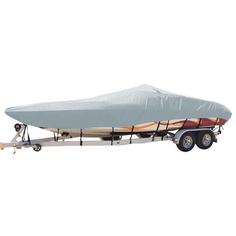 Carver Sun-DURA Styled-to-Fit Boat Cover f/21.5 Day Cruiser Boats - Grey [74421S-11] Boat Outfitting, Boat Outfitting | Winter Covers,