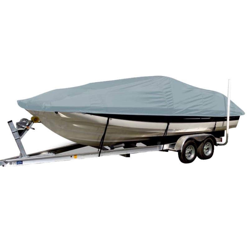 Carver Sun-DURA Styled-to-Fit Boat Cover f/21.5 Sterndrive Deck Boats w/Low Rails - Grey [75121S-11] Boat Outfitting, Boat Outfitting |