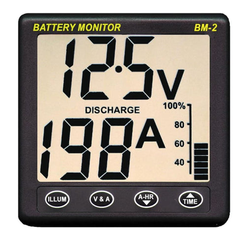 Clipper BM-2 Battery Monitor w/Shunt - 200Amp [BM-2] Brand_Clipper, Electrical, Electrical | Meters & Monitoring Meters & Monitoring CWR