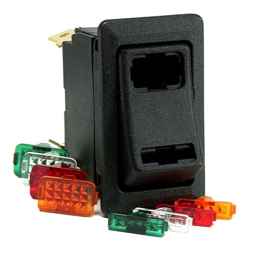 Cole Hersee Lighted Rocker Switch SPDT On-Off-On 4 Blade [58328-103-BP] 1st Class Eligible, Brand_Cole Hersee, Electrical, Electrical |