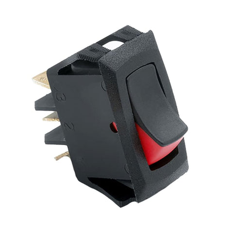 Cole Hersee Narrow Body Curved Rocker Switch SPST On-Off 3 Blade [54007-BP] 1st Class Eligible, Brand_Cole Hersee, Electrical, Electrical |