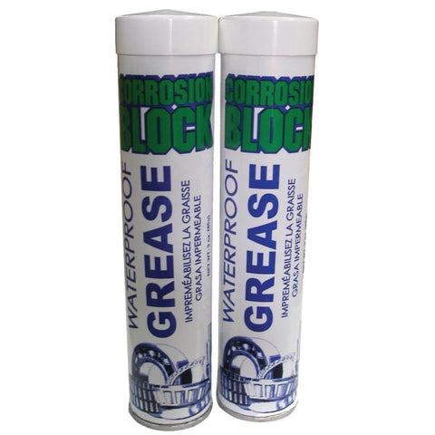 Corrosion Block High Performance Waterproof Grease - (2)2oz Tube - Non-Hazmat Non-Flammable Non-Toxic *Case of 6* [25003CASE] Automotive/RV,