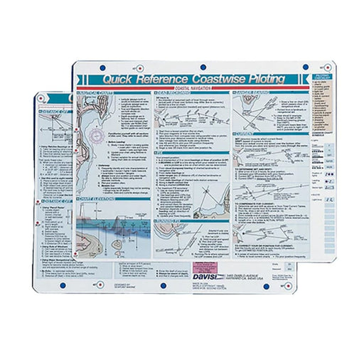 Davis Quick Reference Coastwise Piloting Card [126] 1st Class Eligible, Boat Outfitting, Boat Outfitting | Accessories, Brand_Davis